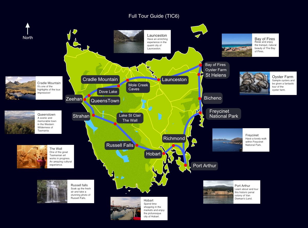 6 day road trip tasmania